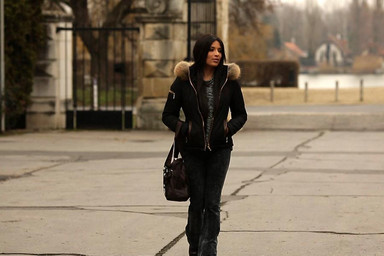 Anissa & Lola at Nursing School