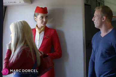 Dorcel Airlines - indecent flight attendants