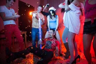 Anissa & Lola at Nursing School